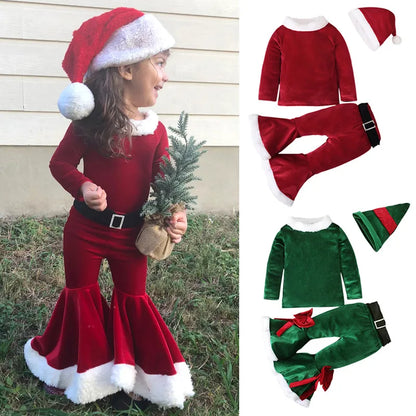 Santa Claus Cosplay Girls Long Sleeve