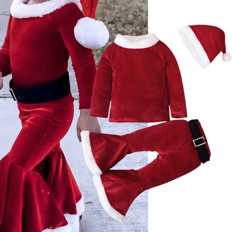 Santa Claus Cosplay Girls Long Sleeve